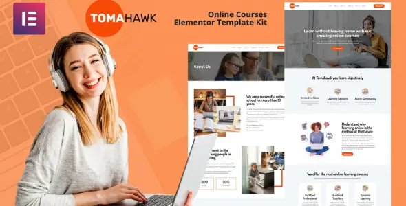Tomahawk – Online Courses Elementor Template Kit