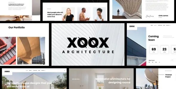 XOOX – Architecture Agency Elementor Template Kit
